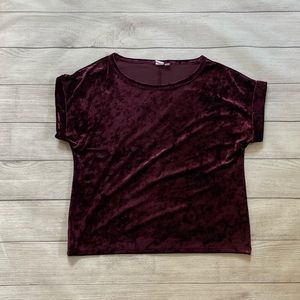 Gap velvet shirt